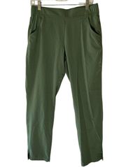 Eddie Bauer Traveler Pants in Green Women's Ankle Lightweight SZ S