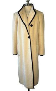 Vintage 1960s Pierre Cardin Long Coat Size 8
