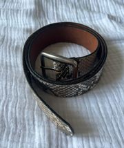 Snakeskin Pattern Belt