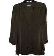 IZOD Green Blouse Size XL