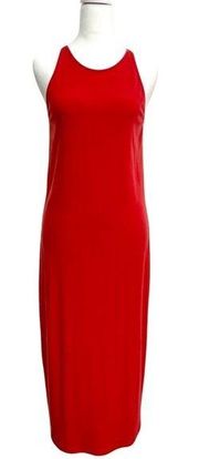 Athleta Ribbed Red Maxi