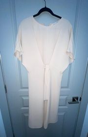 Tie-Waist Nude Dress Size M