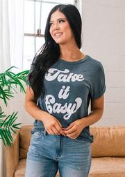 Vanilla Bay Take it Easy Super Soft T-Shirt / Size Large