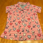 Munki Munki + Peanut collaboration pajama top, size Medium