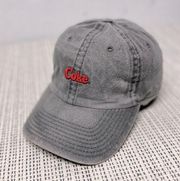 American Needle  vintage Coke Coca Cola gray black distressed baseball hat