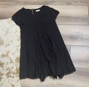 Black Mini T-shirt Dress