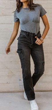 Relaxed Cargo Jeans