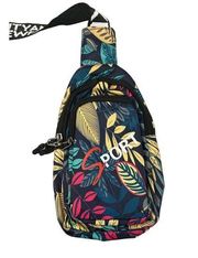 Mini Tropical & Letter Graphic Sling Bag