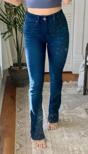 Dark Wash Boot Cut Jeans