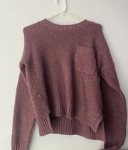 Cropped Knit Sweater