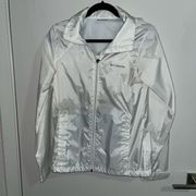 White Columbia Rain Jacket Size: S