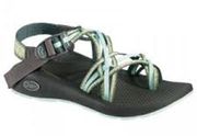 Chaco Zx/2 Cloud Sandals Vibram Toe Loop Strappy Outdoor Hiking Blue Black W7