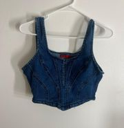 Denim Crop Top