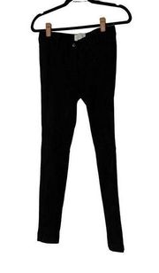 Sandro Paris Black Goat Leather Pants