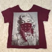 Marilyn Monroe Gangster Cut Off T-Shirt