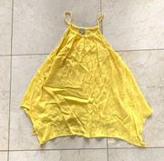 Cremieux 100% Rayon Yellow Flowy Tank Sz Small