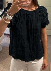 Ruffle Sleeve Shirt