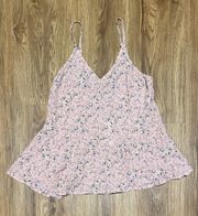 American Eagle Outfitters Pink Floral Tank