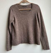 Peruvian Connection Baby Alpaca Blend Crew Neck Oversize Sweater Size Large