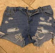 Light Denim Shorts