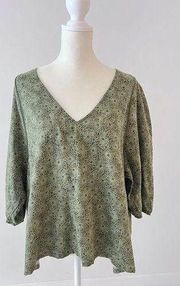 Treasure & Bond 3/4 sleeve top size XL New Without tags