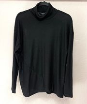 Vera Wang Ribbed Long Sleeve Top