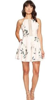 The Label Light Garden Floral Mini Dress Small