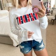 White Graphic Sweatshirt