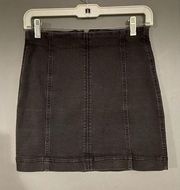 Tinseltown Black Mini Denim Skirt Size 5