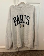Paris V Neck Sweatshirt