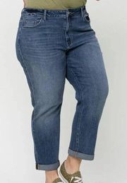 Vervet Sol Cuffed Boyfriend Jeans By  Size 16