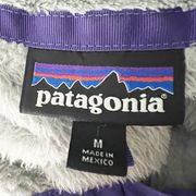 Patagonia  Women's Re-Tool Snap-T Fleece Pullover Sweater Gray Purple Medium