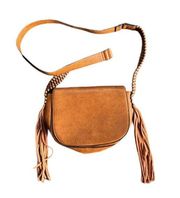 Antik Kraft Boho Crossbody tassel fringe handbag Vegan Leather