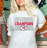 Chiefs Kansas City champions sweatshirt new