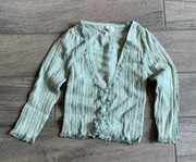 For love and lemons green cardigan