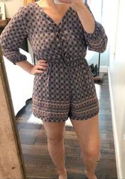 Miami medium paisley boho sexy summer romper