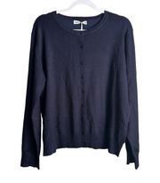 Grace Karin Cardigan Women's 3X Navy Long Sleeve Lightweight NWT