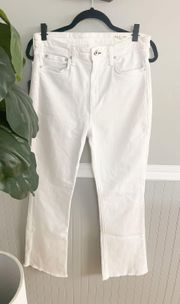 Rag & Bone NWT White High Rise Flare Ankle Size 30