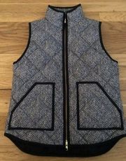 J Crew Womens S Down Herringbone Puffer Vest