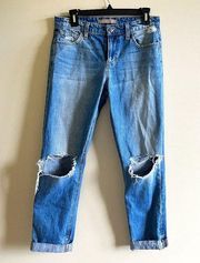 Joe's Jean Ex-Lover Boyfriend Straight Ankle Pants Womens‎ Size 27 Blue