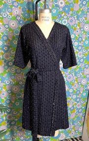 Kara Line Wrap Dress  Size:OS