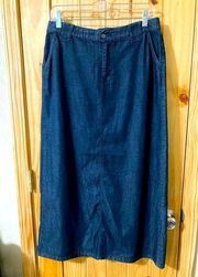 Cato size 6 lightweight denim midi skirt