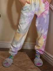 By PacSun Tie Dye Y2K High Waisted Sweatpants