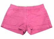 Pink Uniqlo Chino Shorts Size 6 Slash Pockets Welt Pocket Pink Summer Warm Zip