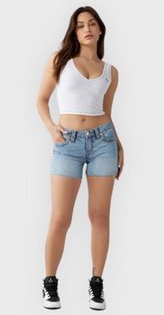 Big T Jayde Cut Off Denim Shorts