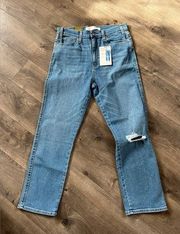 Levi Strauss Heritage High Rise Straight Jeans Size 10/W30 New