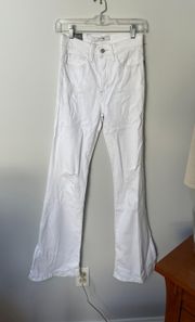 NWT Joes white High Rise Flare Jeans