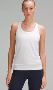 Lululemon  white swiftly racerback tank top size 10