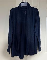 Women’s Size Small  Live Blue Open Front Cardigan