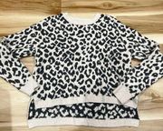 Sincerely Jules Soft Cheetah Print Crewneck Sweatshirt Women’s XS